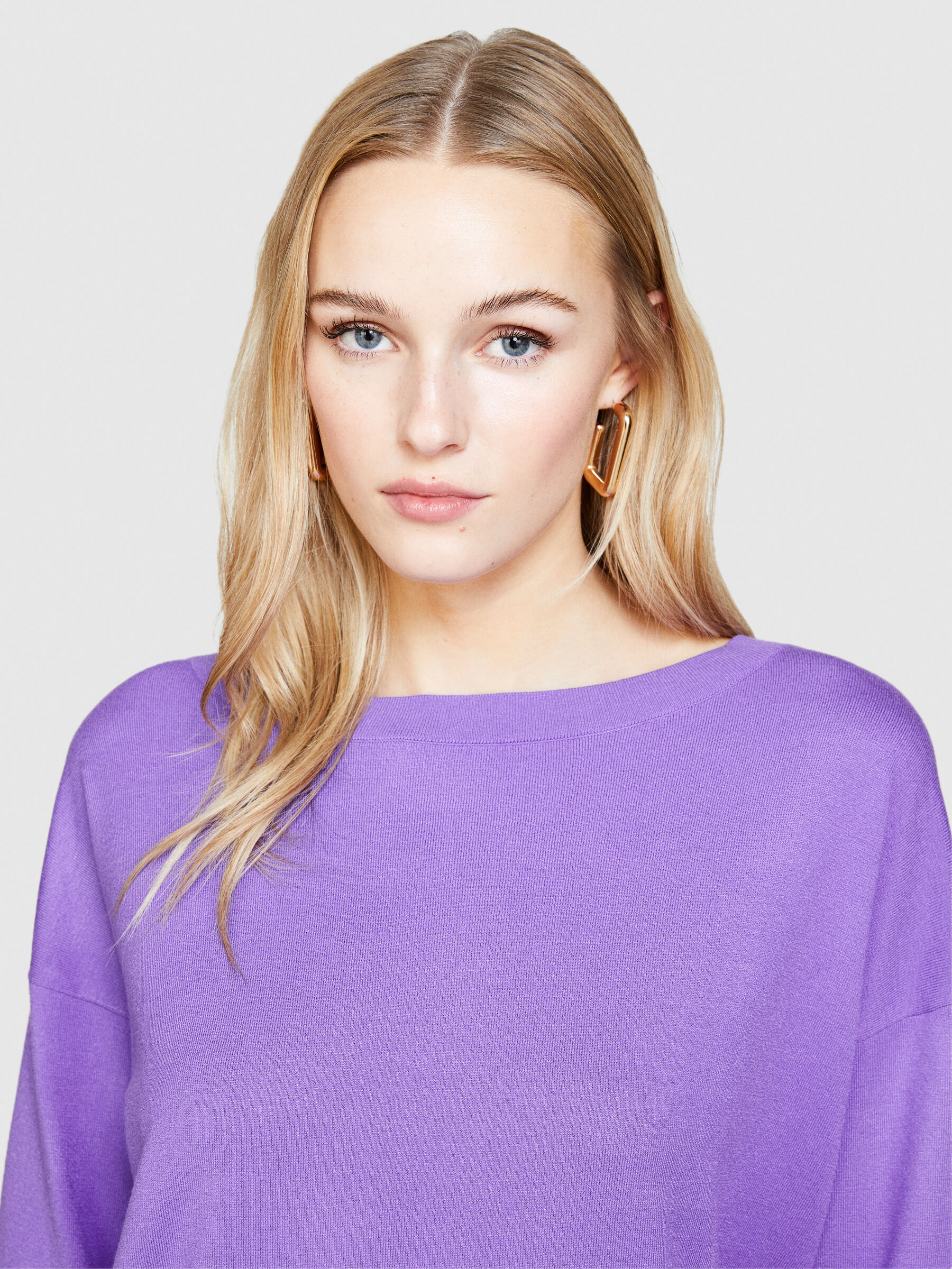 Boat neck sweater Women image number null