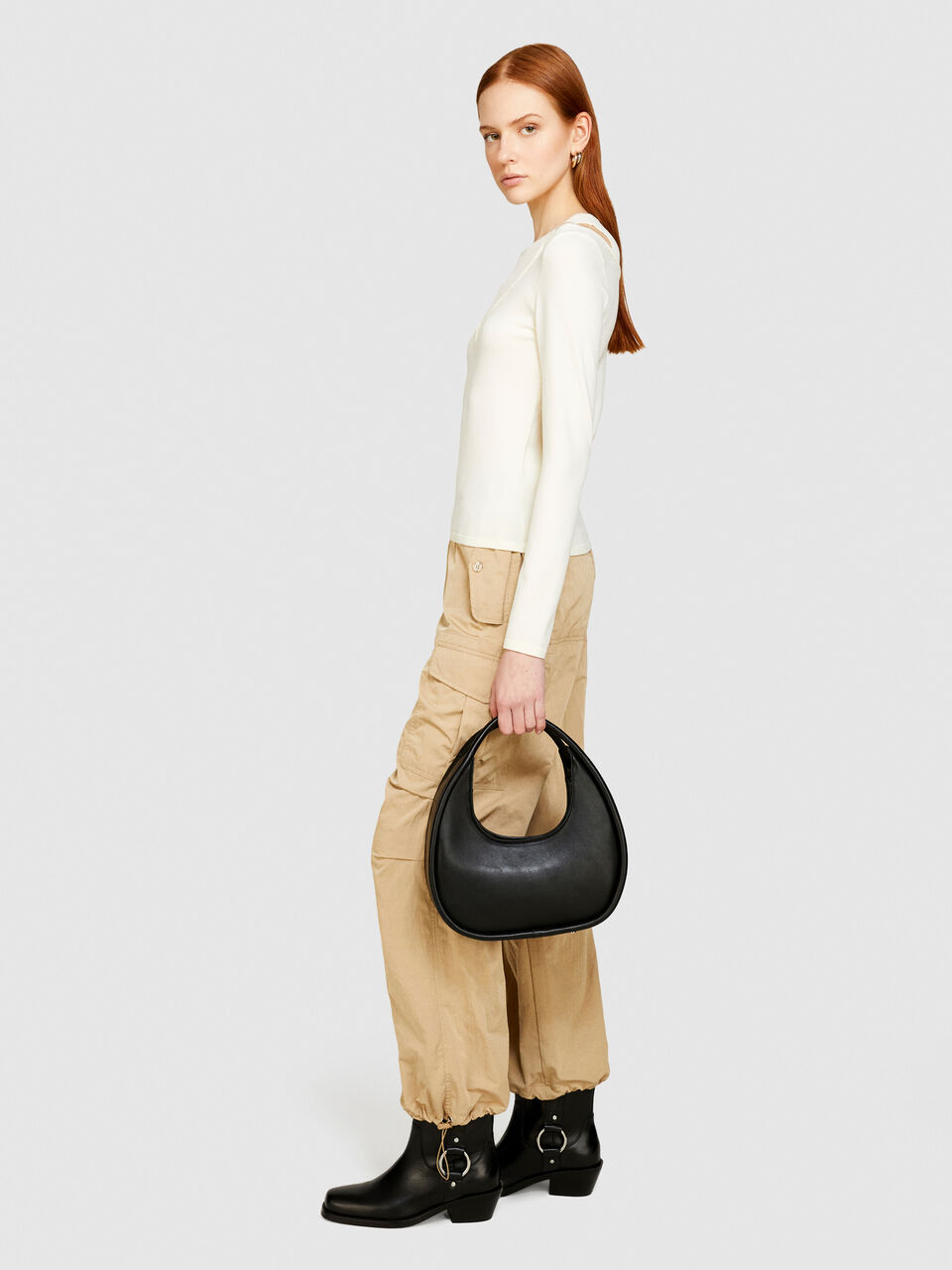 Sweater with porthole Women image number null