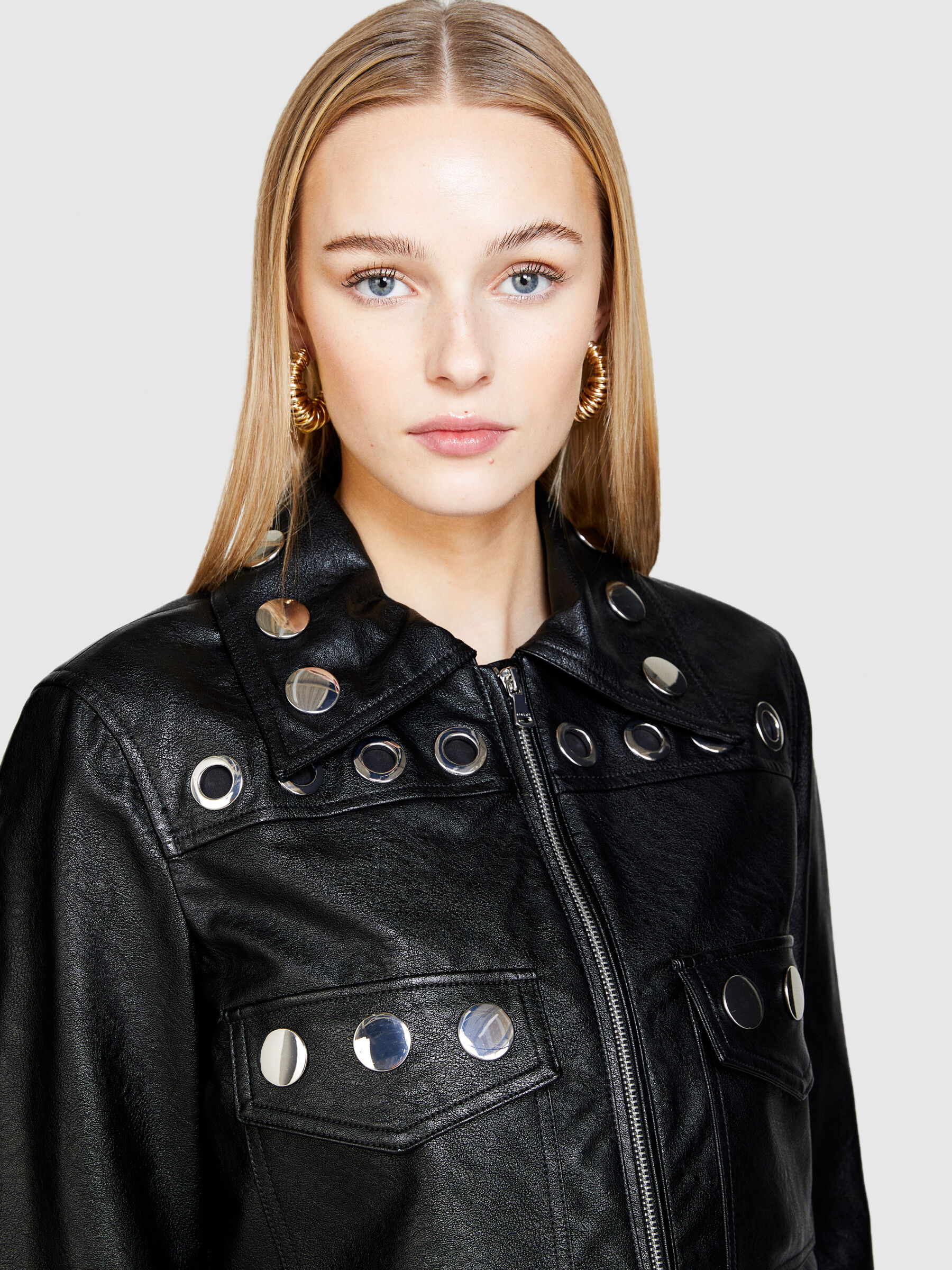 Jacket with eyelets Women image number null