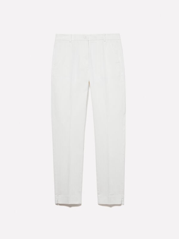 Cream white chinos Cream white chinos - women's chino trousers | Sisley