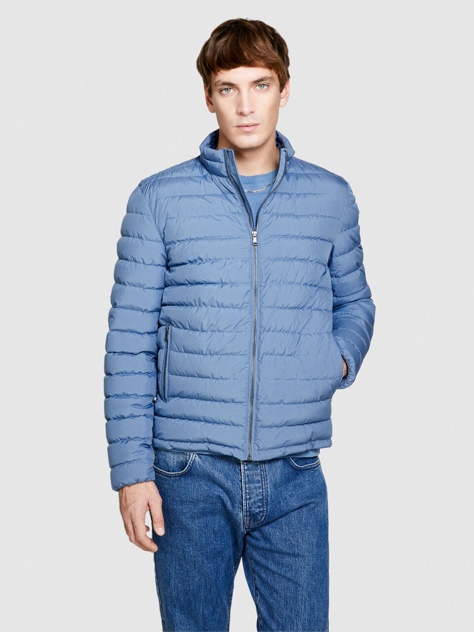 Slim fit padded jacket Men image number null