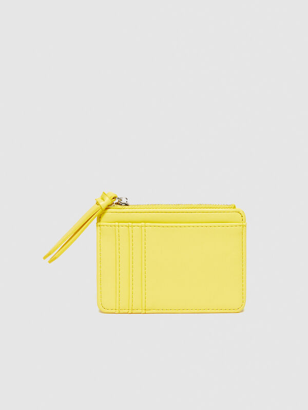 Solid colored card holder - women's wallets | Sisley