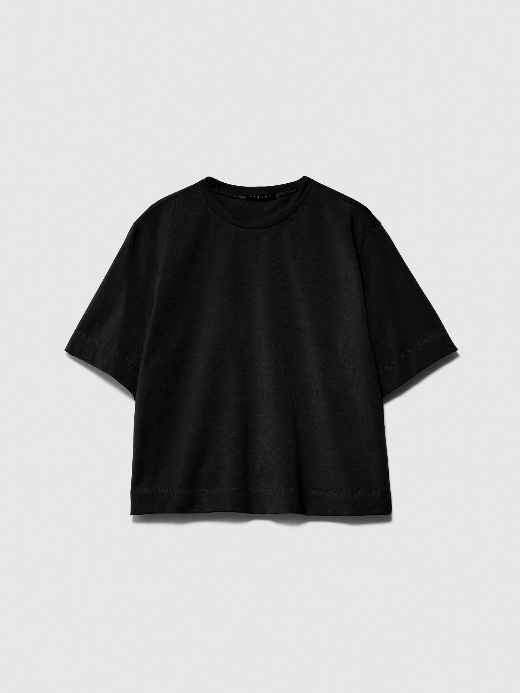 ★A.P.C.★ Micro Logo Boxy Fit Short Sleeve T-Shirt Black Wh Boxy Micro Logo T-shirt | A.P.C.