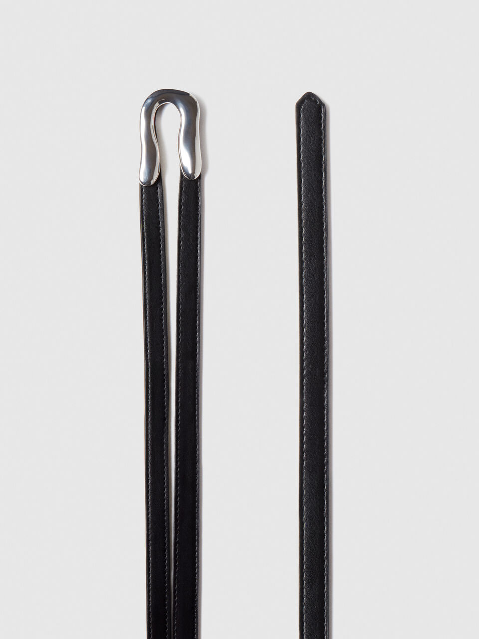 High-waisted asymmetric belt Women image number null