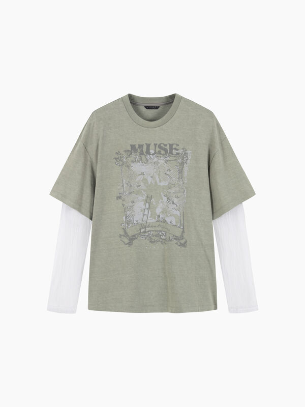 T-SHIRT L/S - sisley k long sleeve t-shirt | Sisley K
