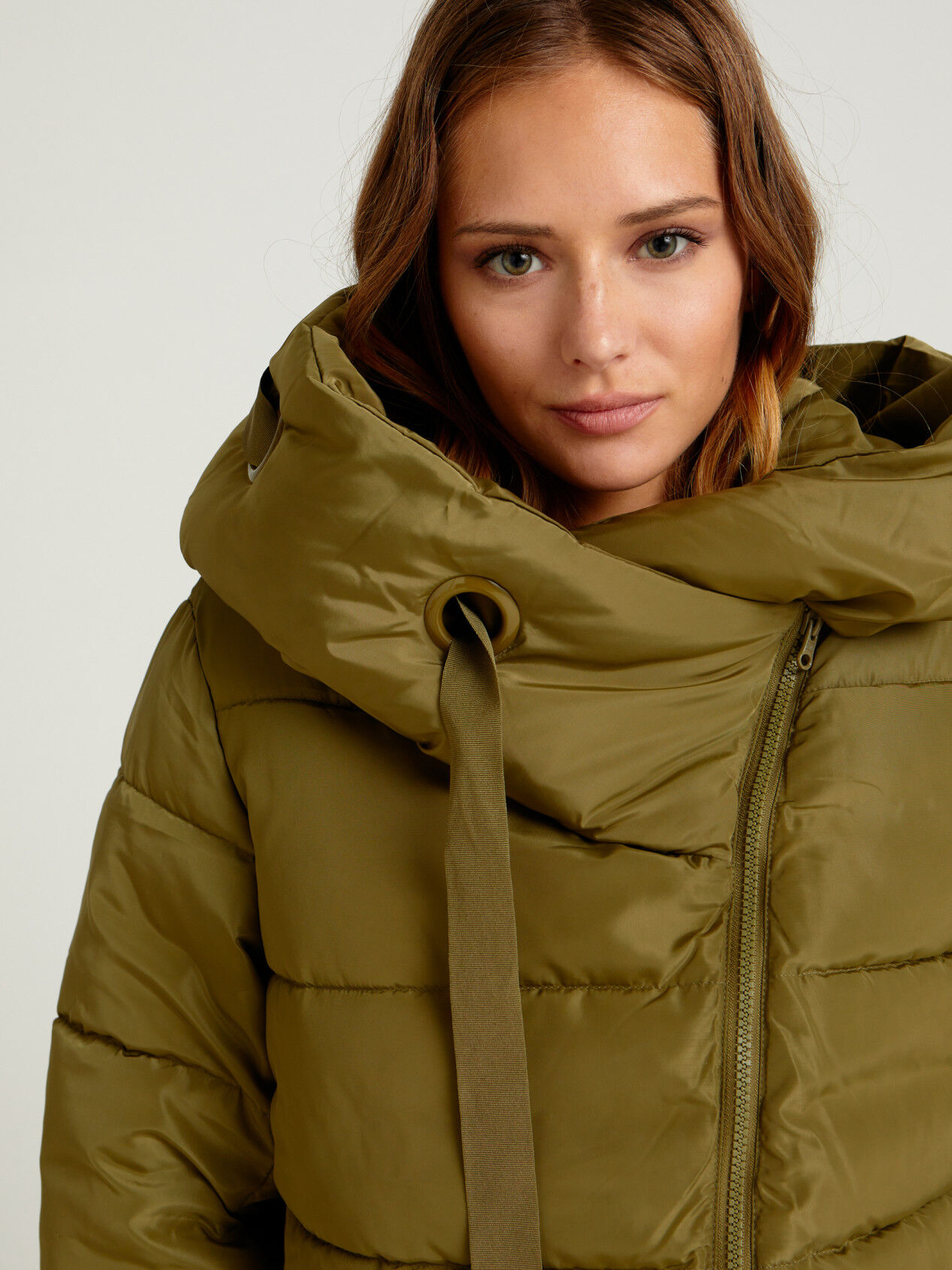 olive padded jacket