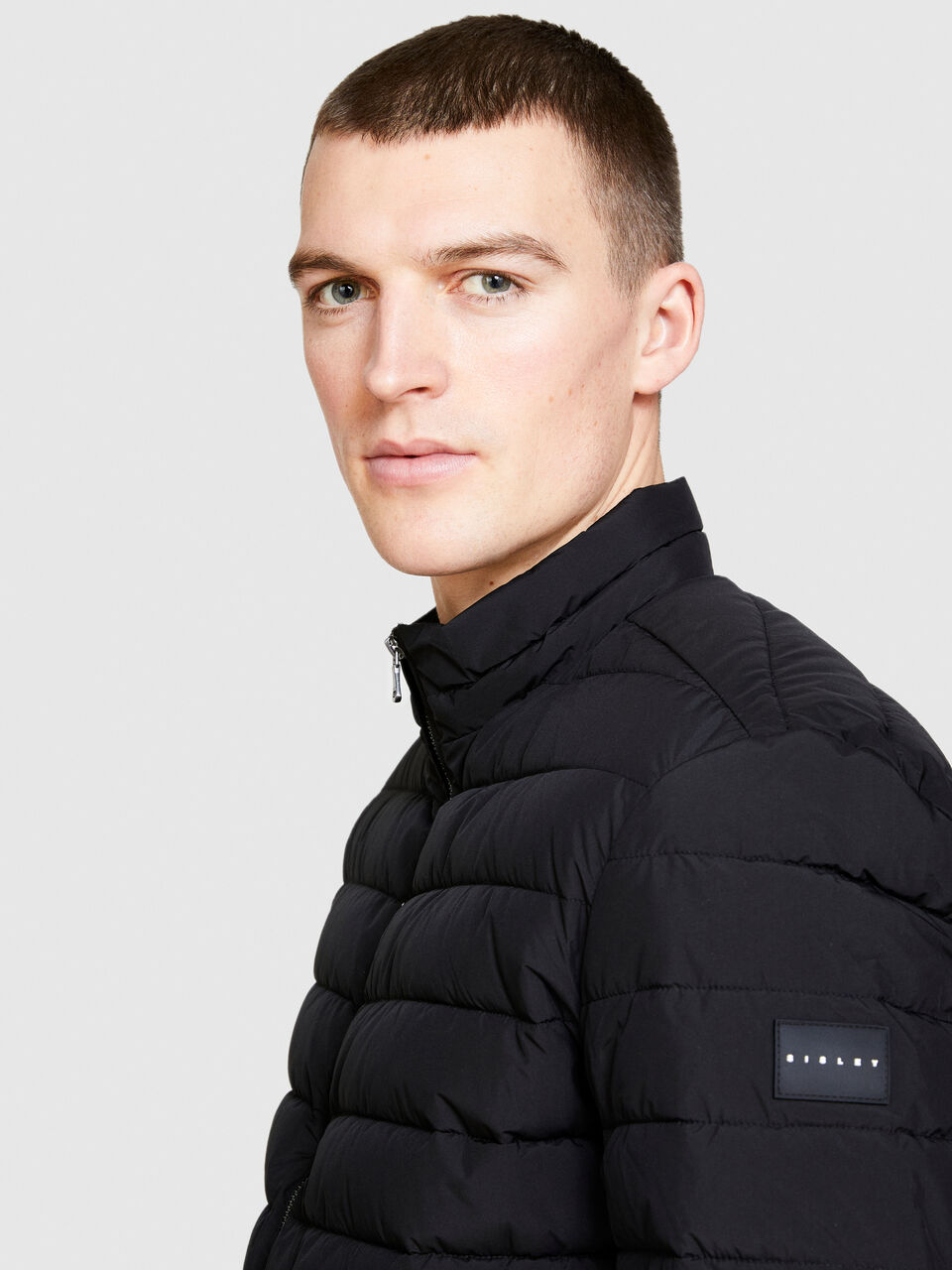 Slim fit padded jacket Men image number null