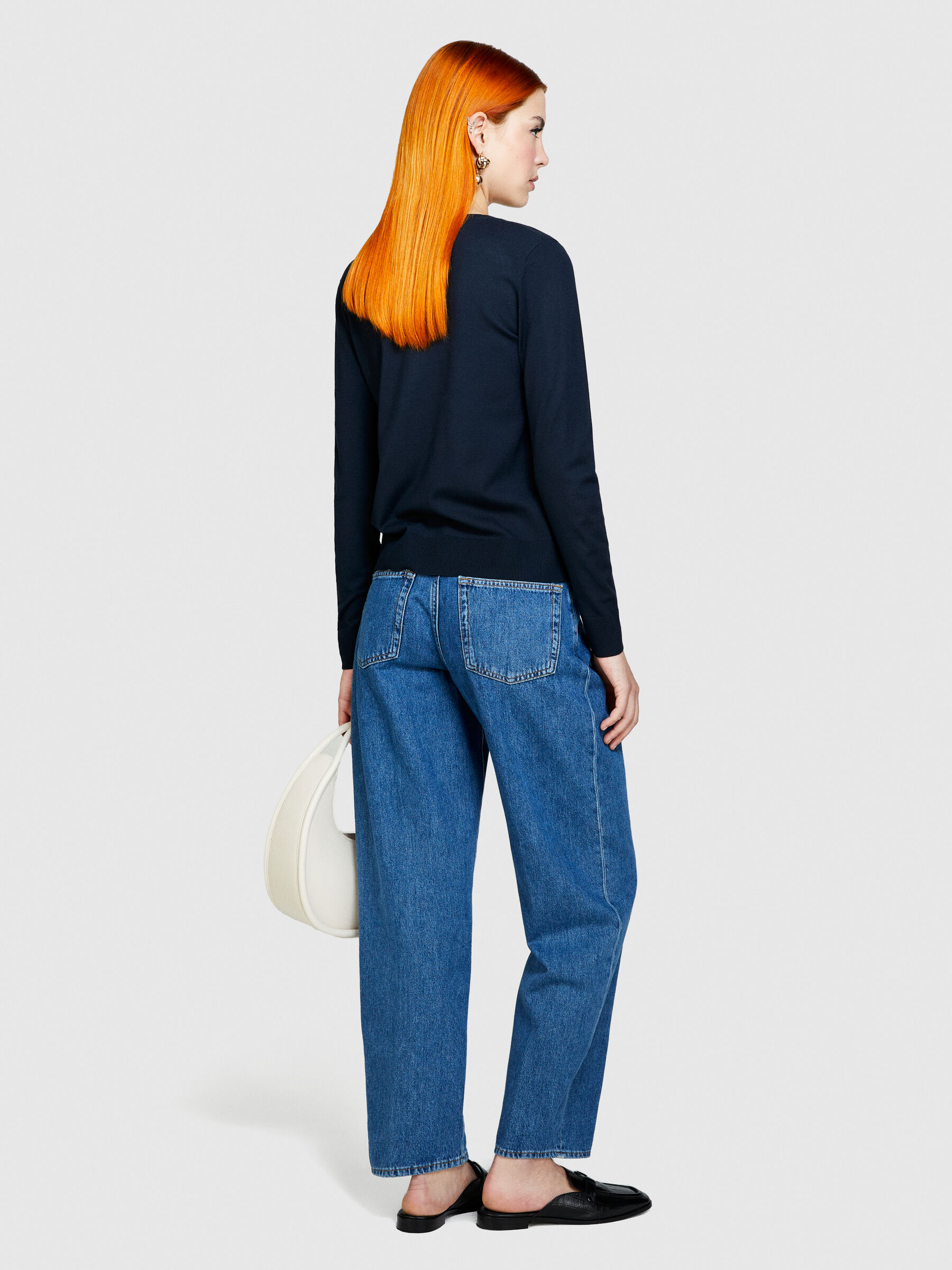 Solid colored sweater Women image number null