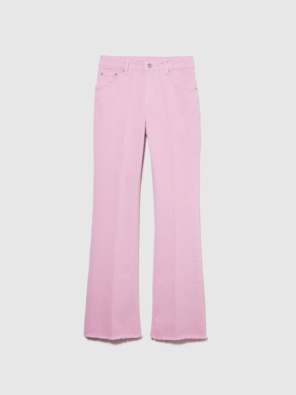 Colored flared fit jeans - women's bootcut & flared jeans | Sisley