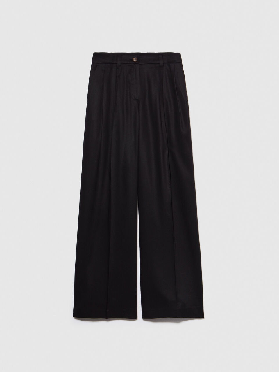 Low-waisted flare trousers Women image number null