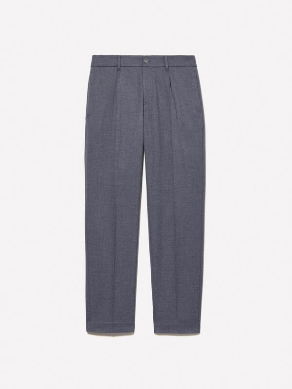 Gray technical joggers - men's slim fit trousers | Sisley