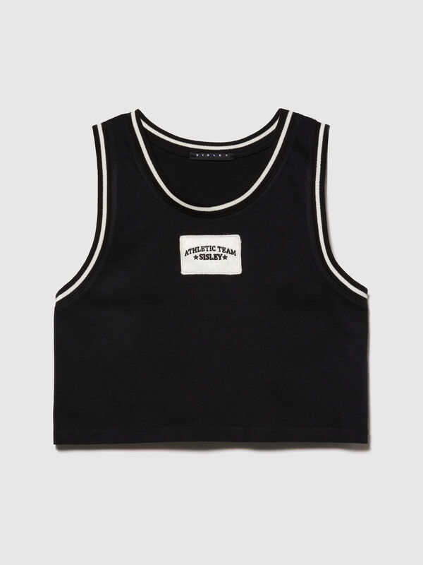 Top with embroidery - girls' tops and tank tops | Sisley Young