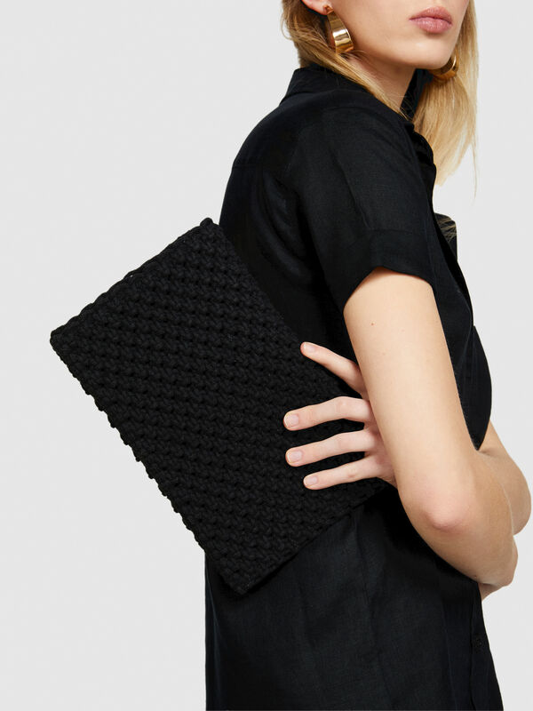 Crochet clutch - women's clutches and cell phone holders | Sisley