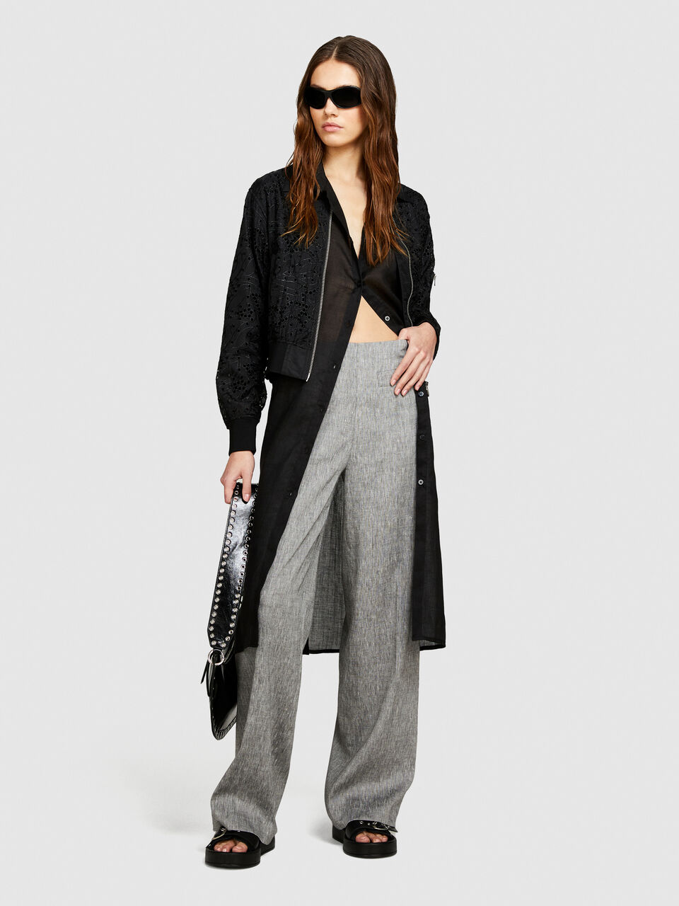 Flare fit pants Women image number null