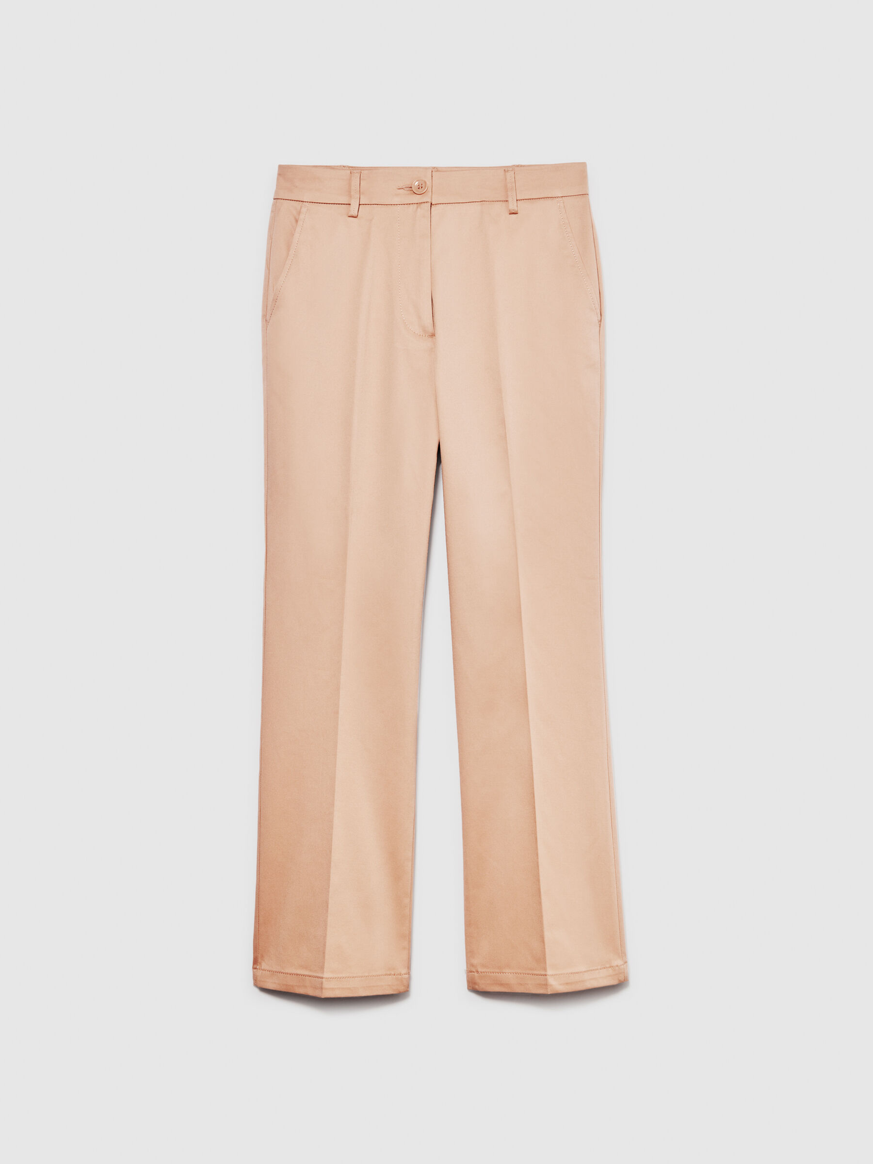 Cropped flared trousers Women image number null