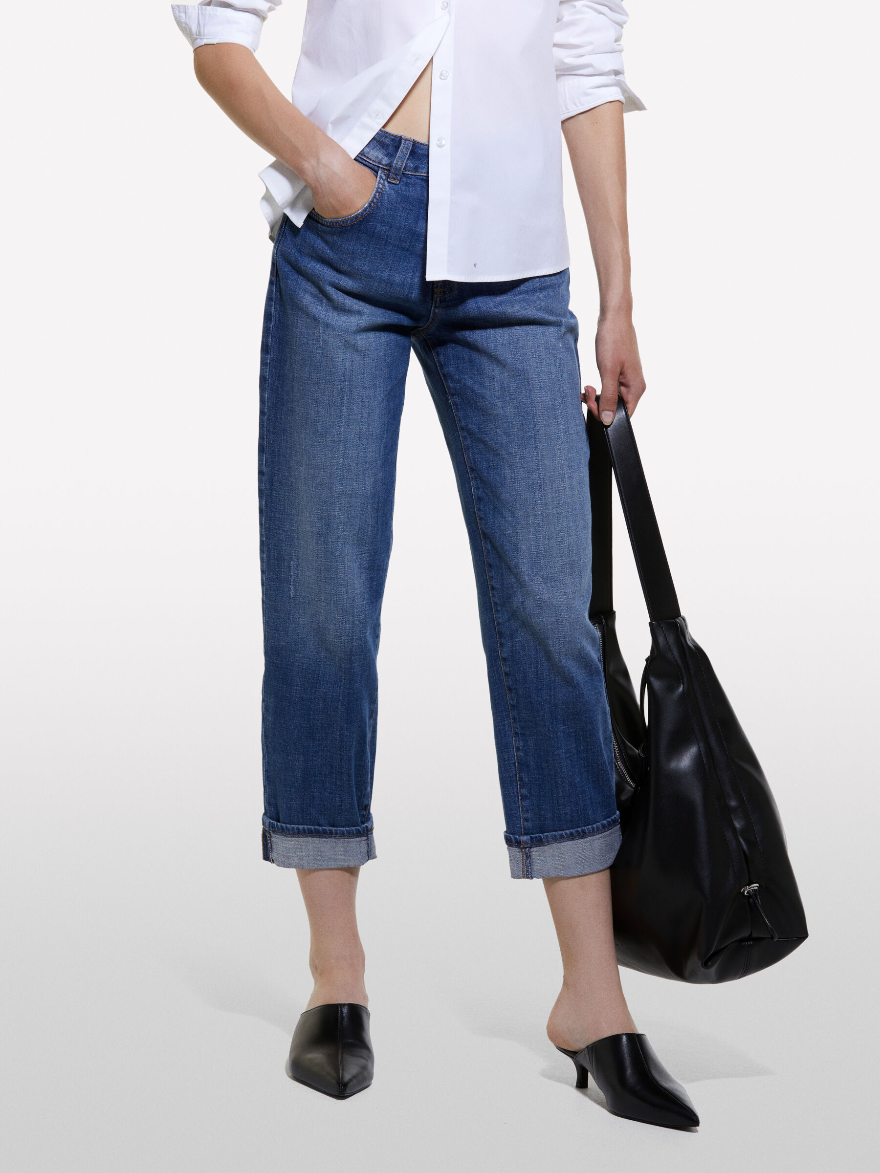 Blue regular fit Manhattan jeans;, Blue - Sisley Blue regular fit Manhattan jeans;, Blue - Sisley