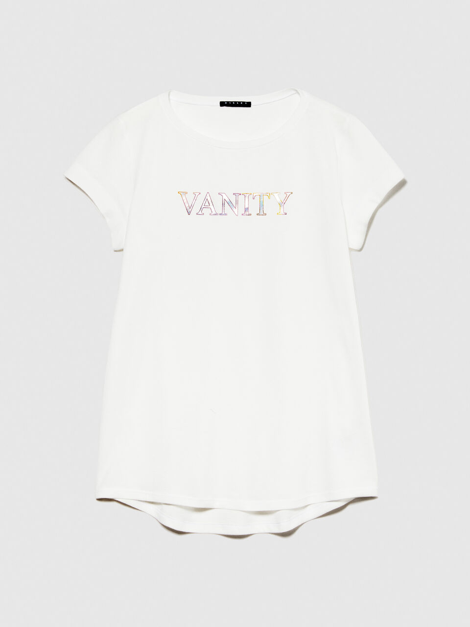 T-shirt with glossy print Women image number null