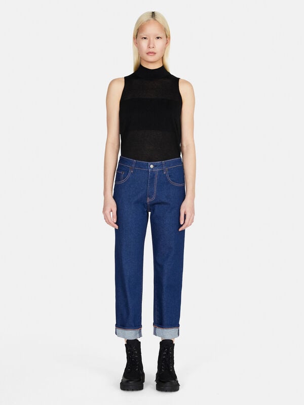 Regular fit Manhattan jeans - women's regular fit jeans | Sisley