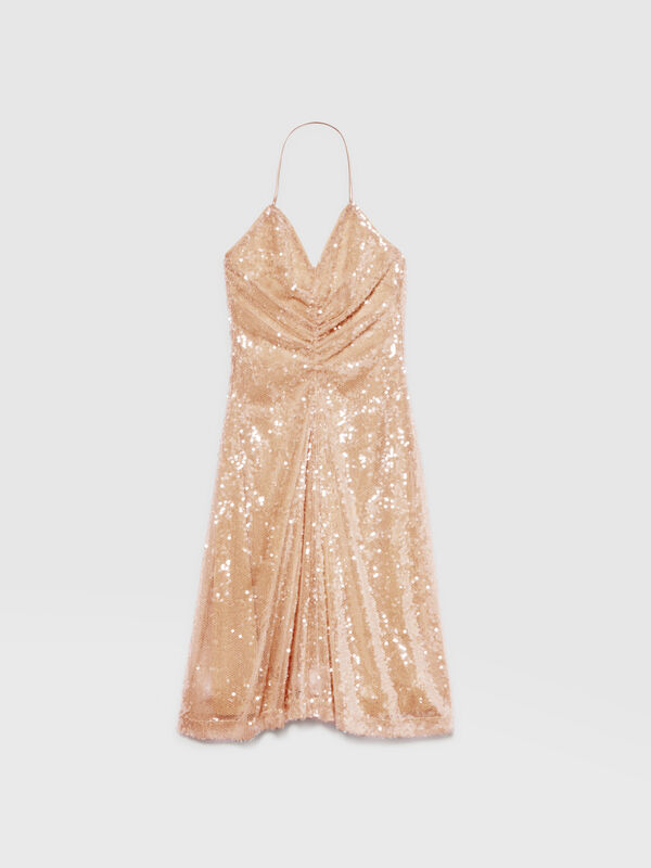 Sequined dress - women's midi dresses | Sisley