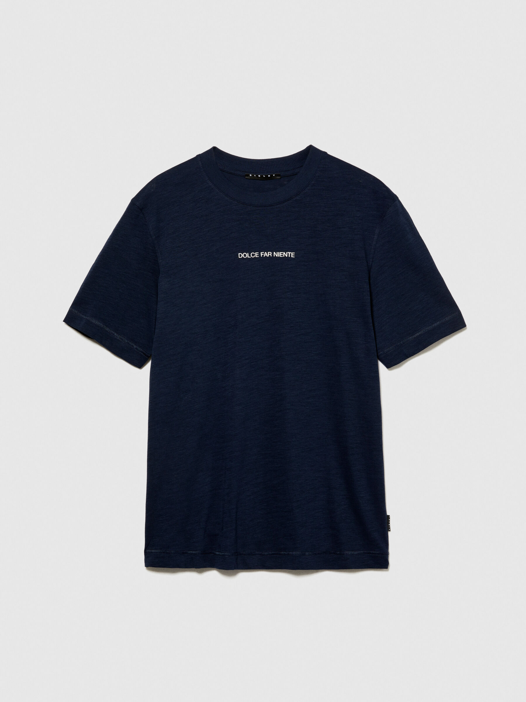 T-shirt with print in organic cotton Men image number null
