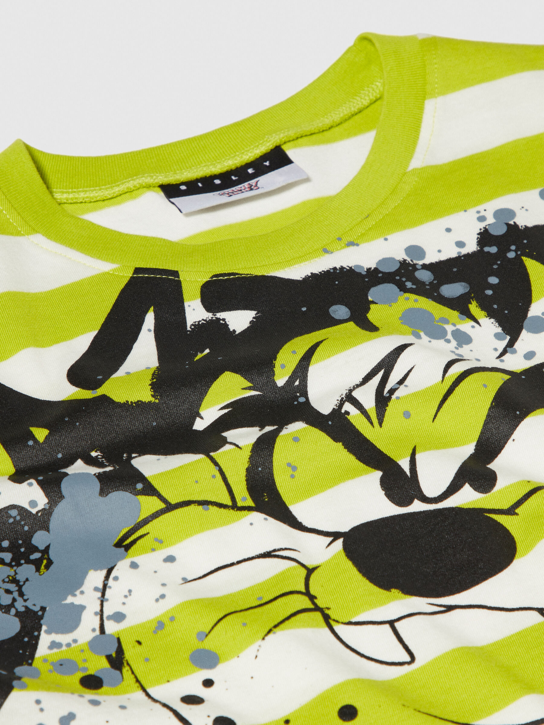 Striped t-shirt with ©Looney Tunes print Junior Boy image number null