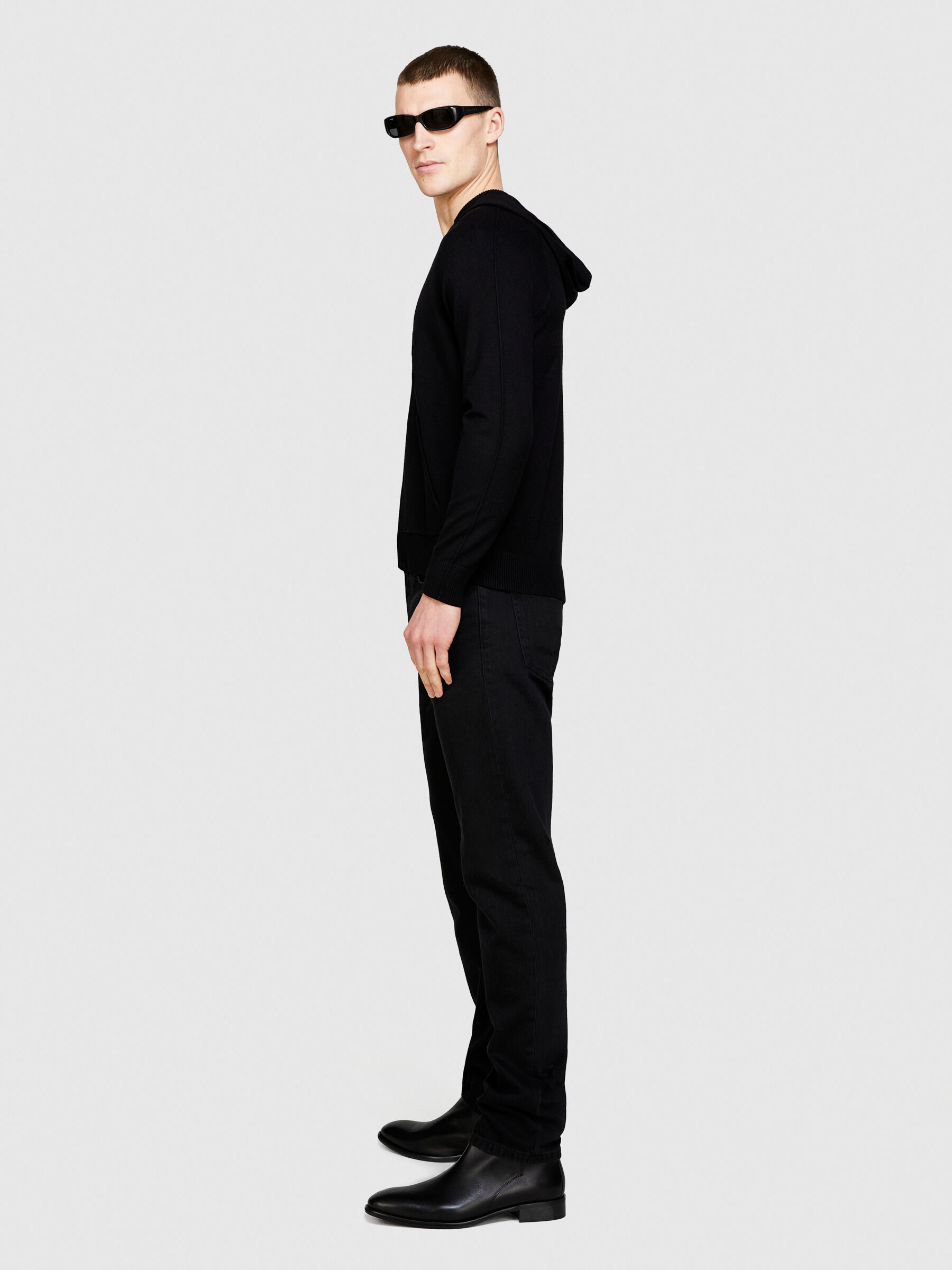 Berlin slim fit colored jeans, Black - Sisley