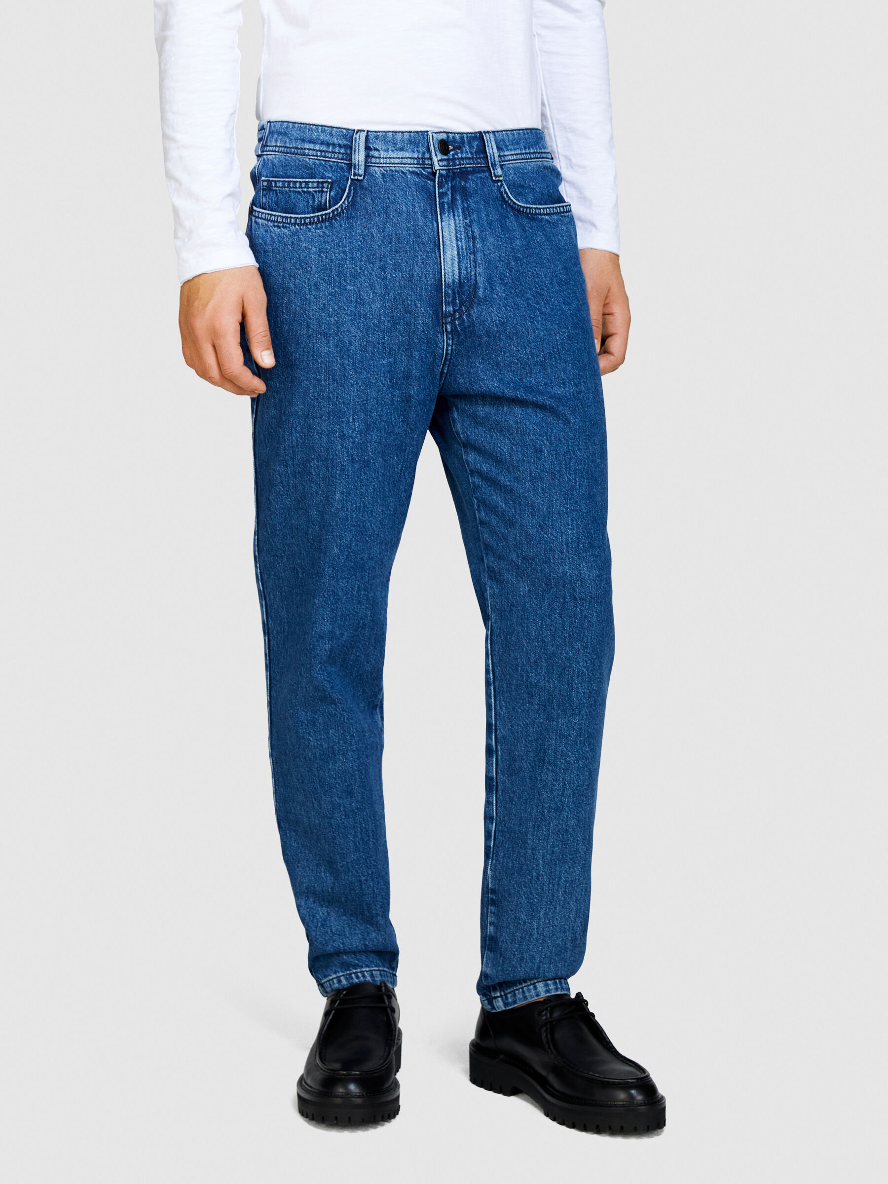 Denim joggers Men image number null