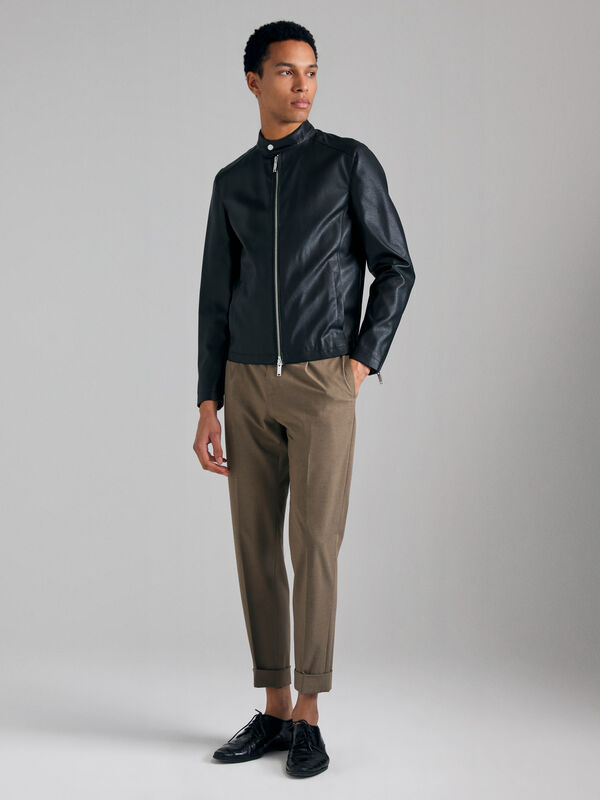 Slim fit biker - men's jackets and coats | Sisley