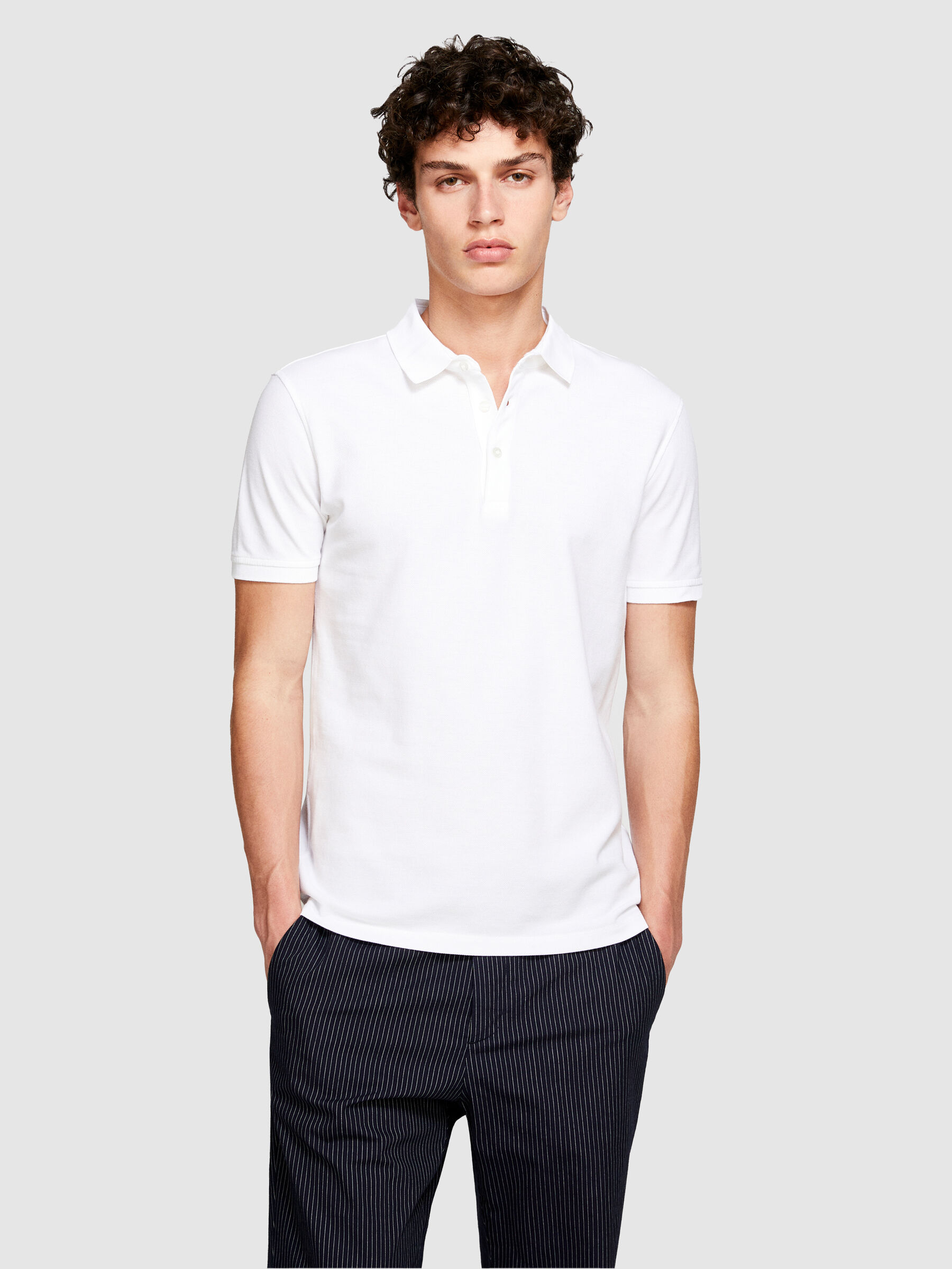 Slim fit polo Men image number null