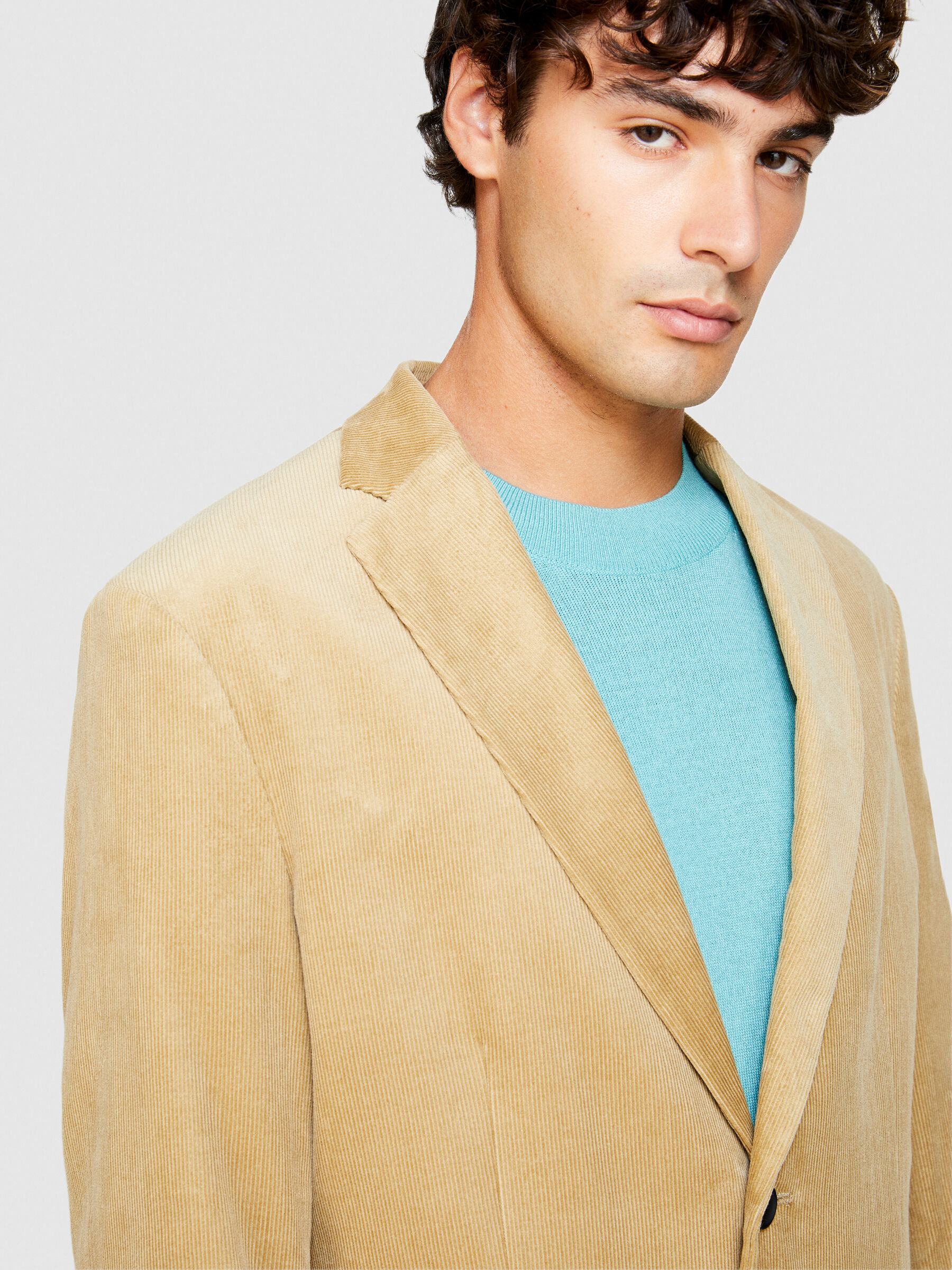 Yellow cheap corduroy blazer