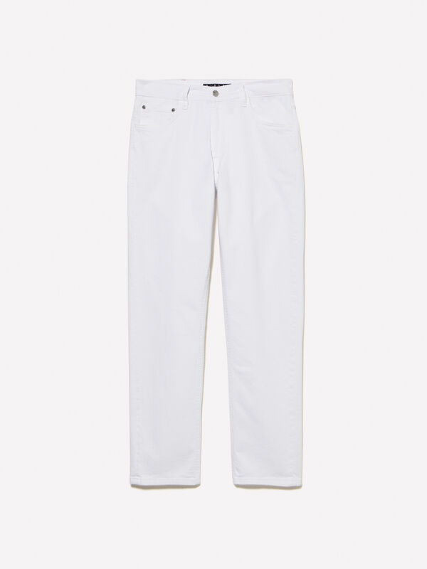White Style 75 regular fit jeans - men's regular fit jeans | Sisley