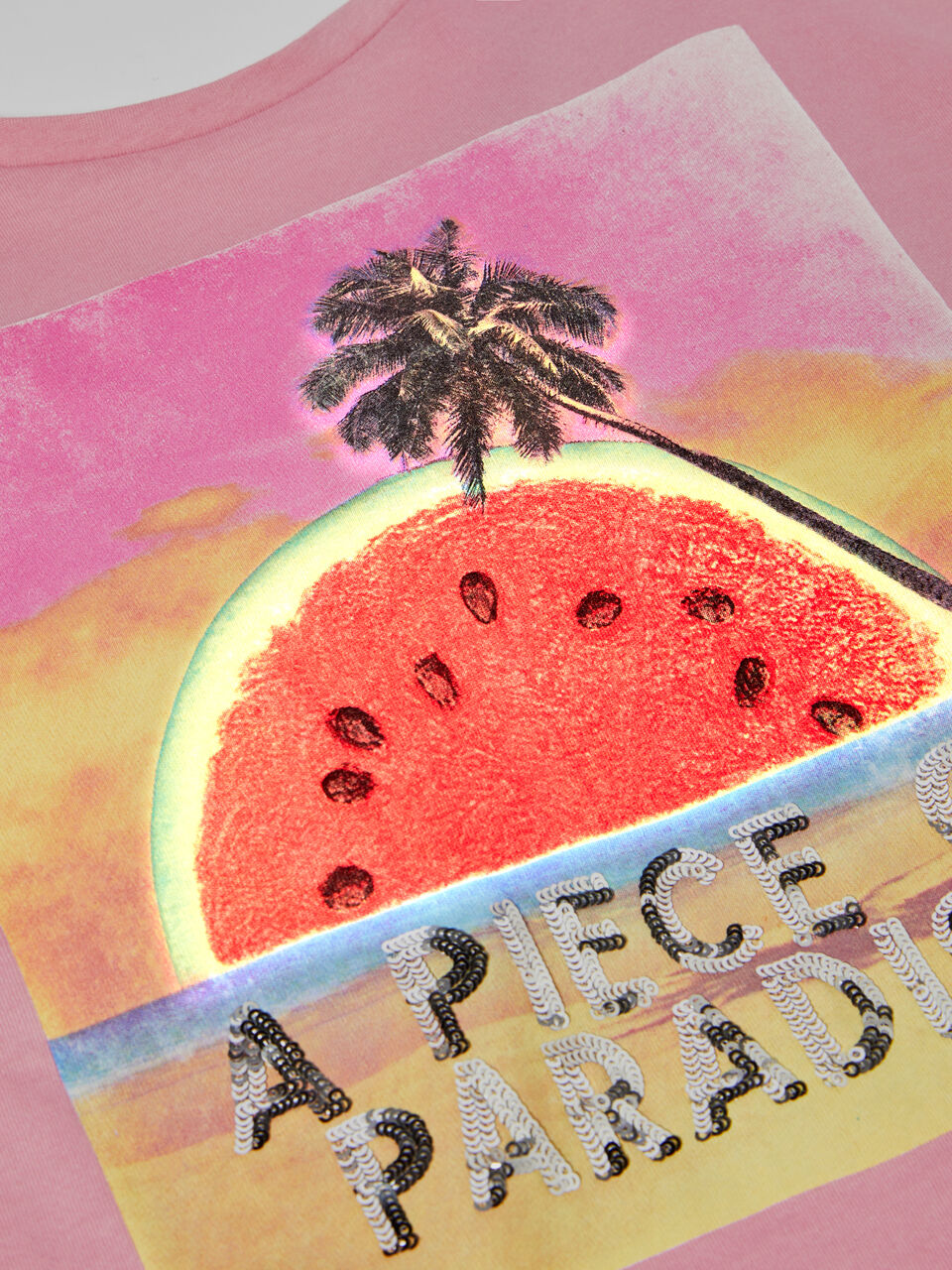 T-shirt with bare back Junior Girl image number null