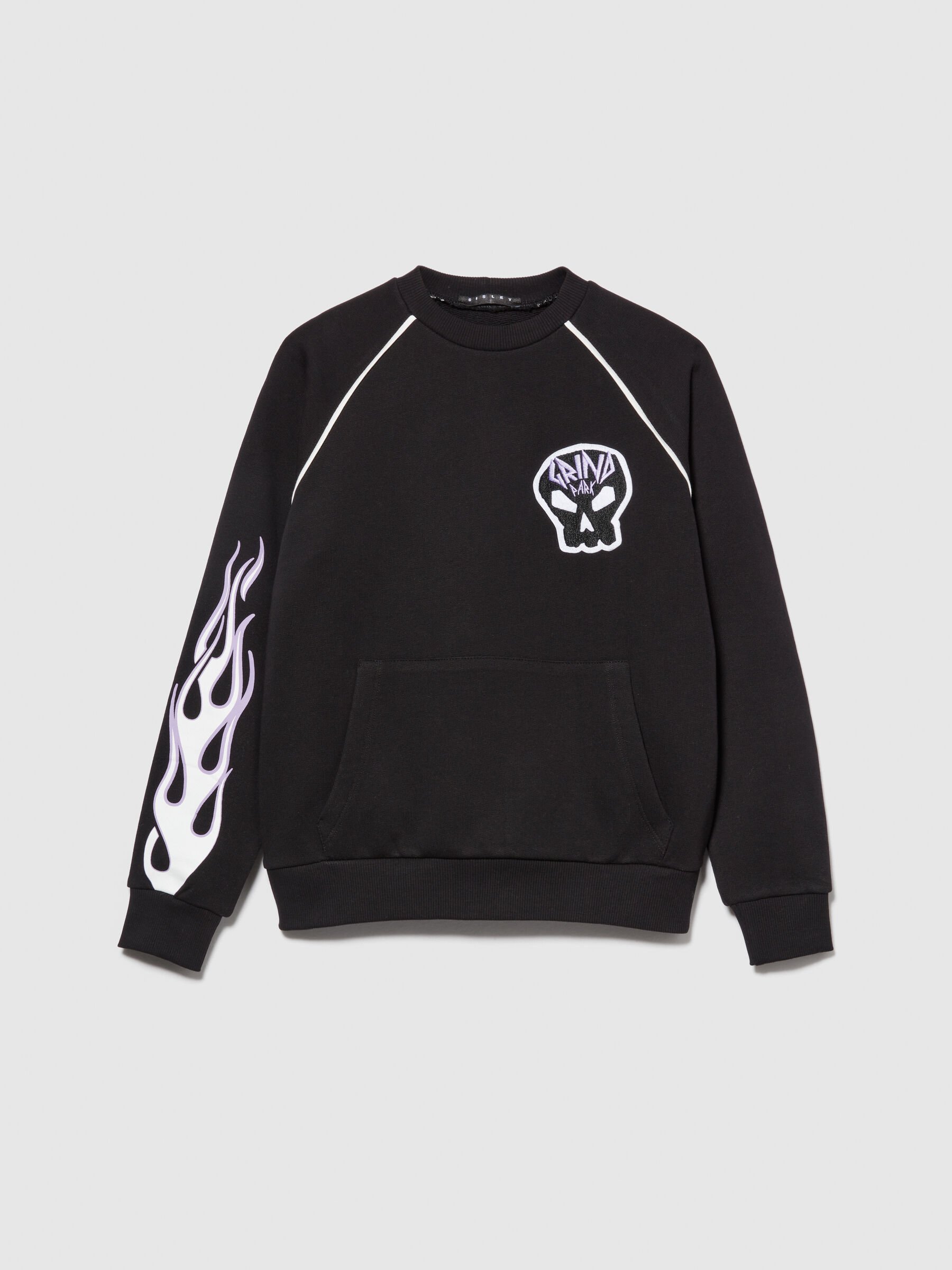 Oversized sweatshirt with patch Junior Boy image number null