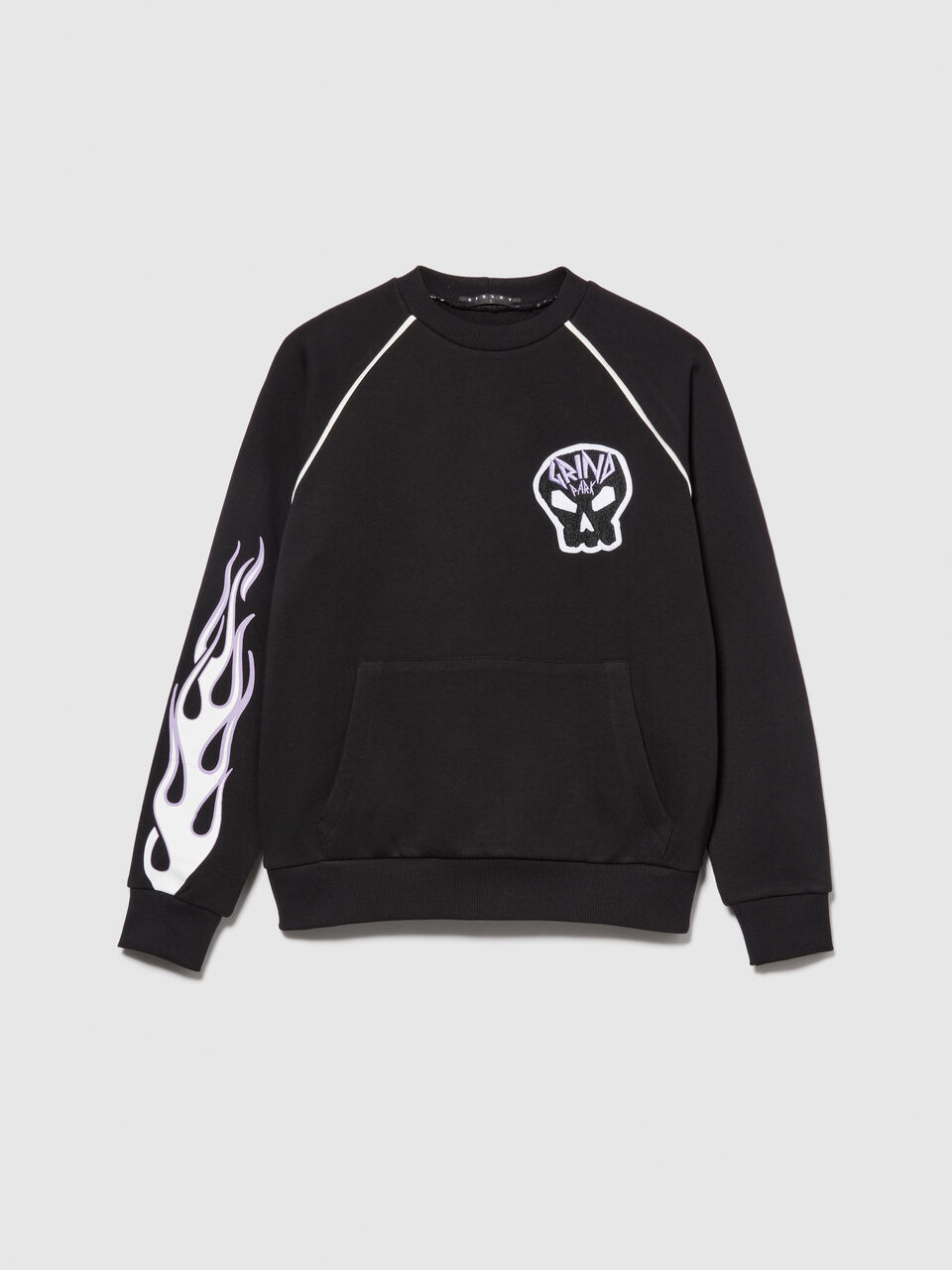 Oversized sweatshirt with patch Junior Boy image number null