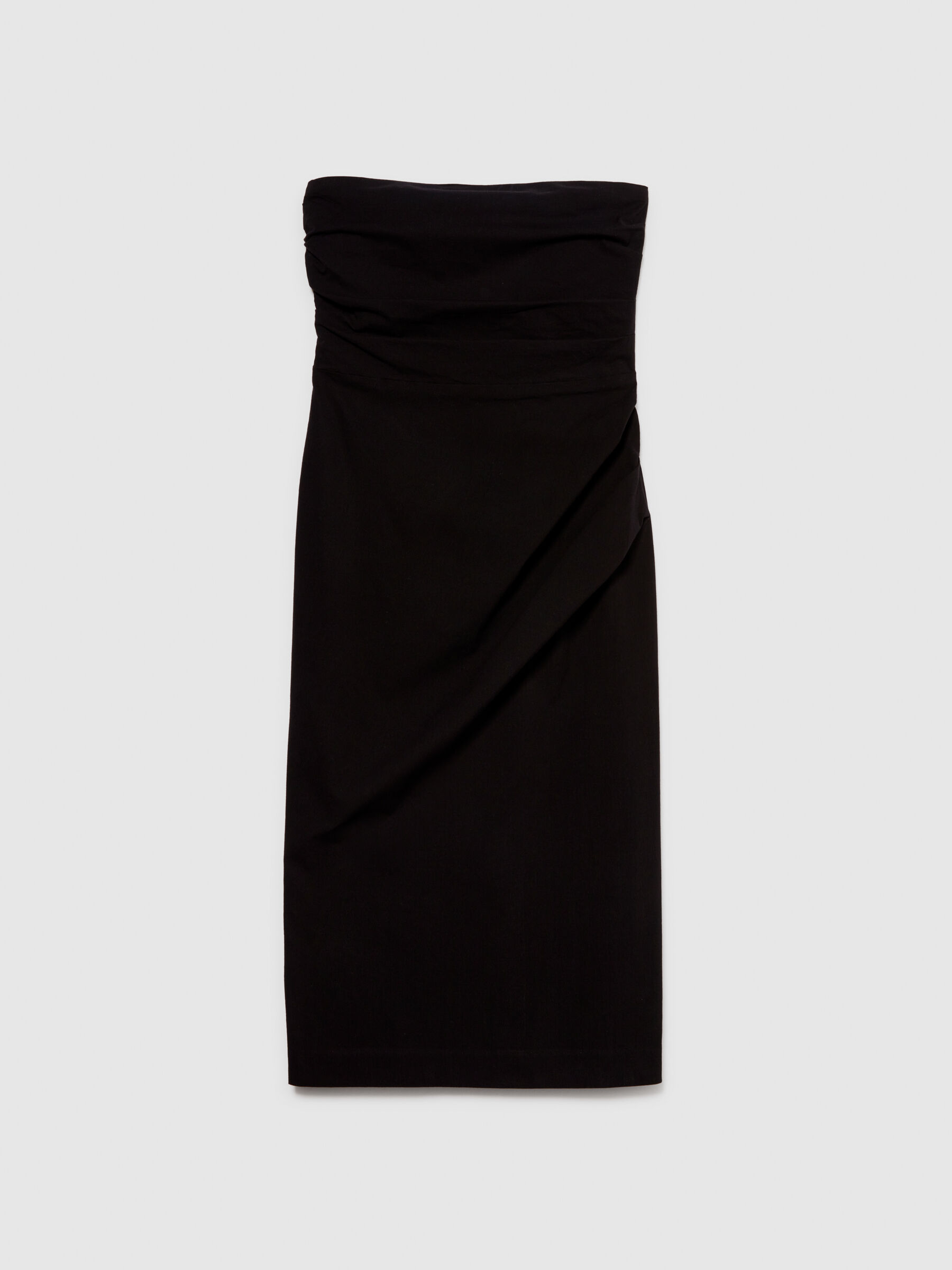 Slim fit dress with rouching Women image number null