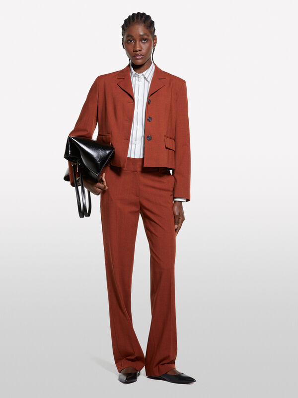 Red short jacket - women's blazers | Sisley