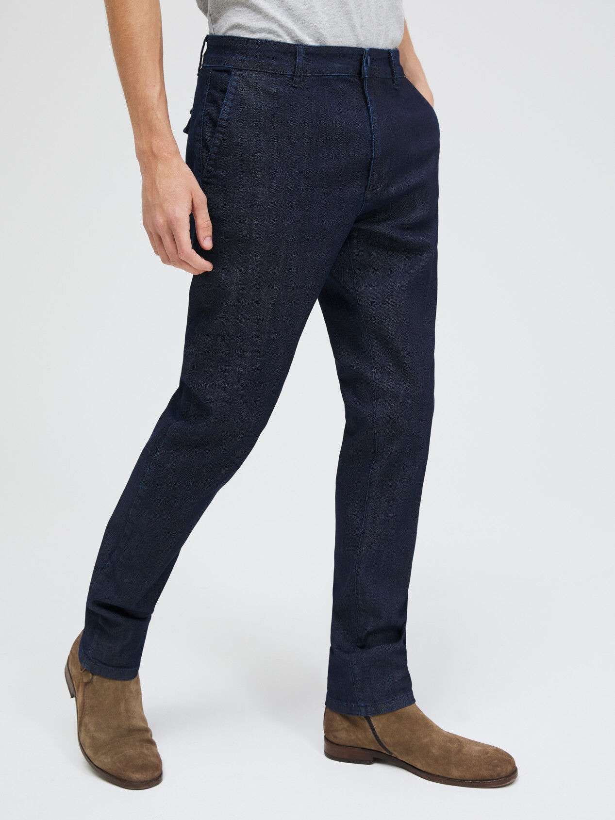 denim chinos