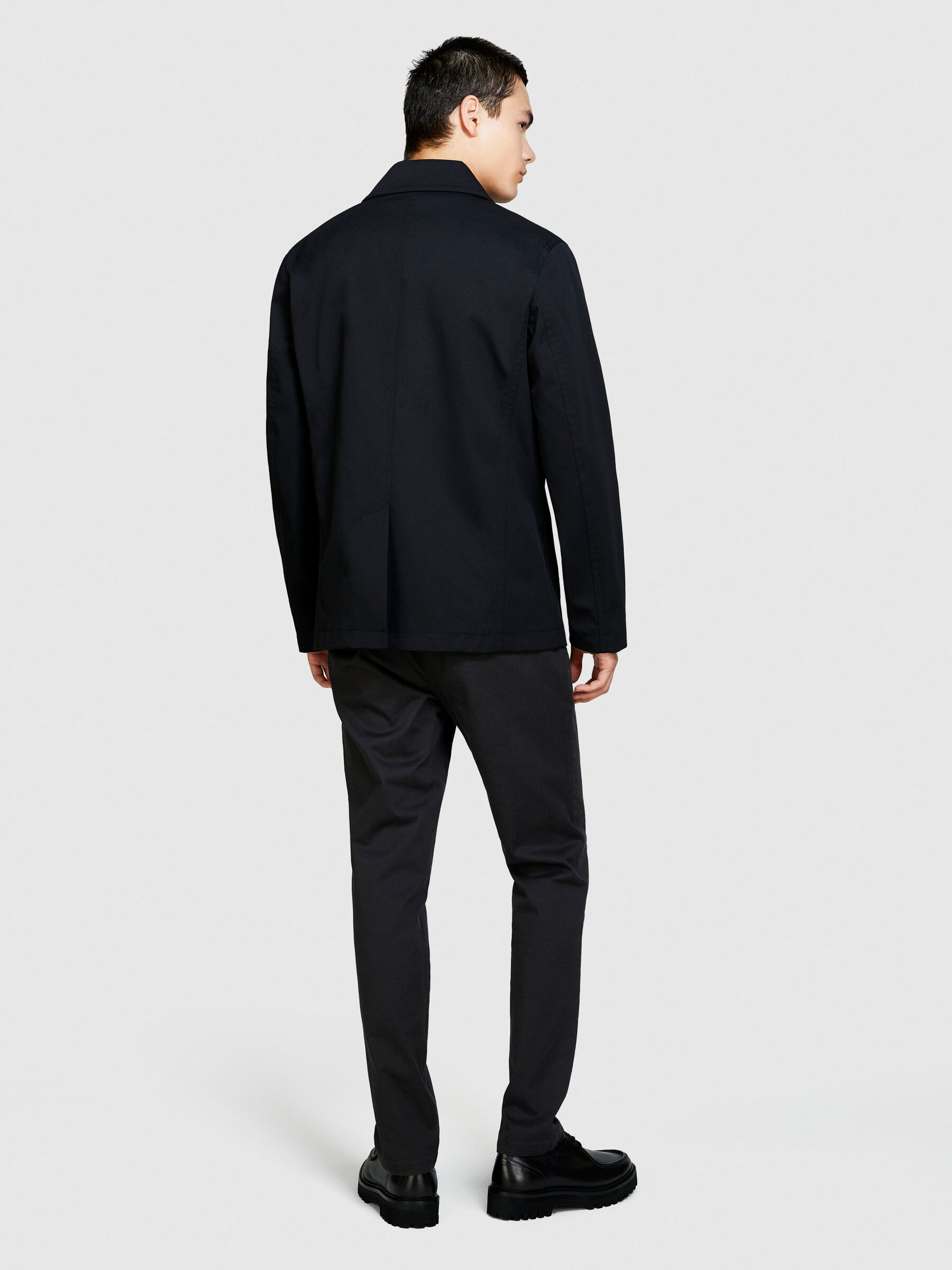 Double-breasted peacoat Men image number null