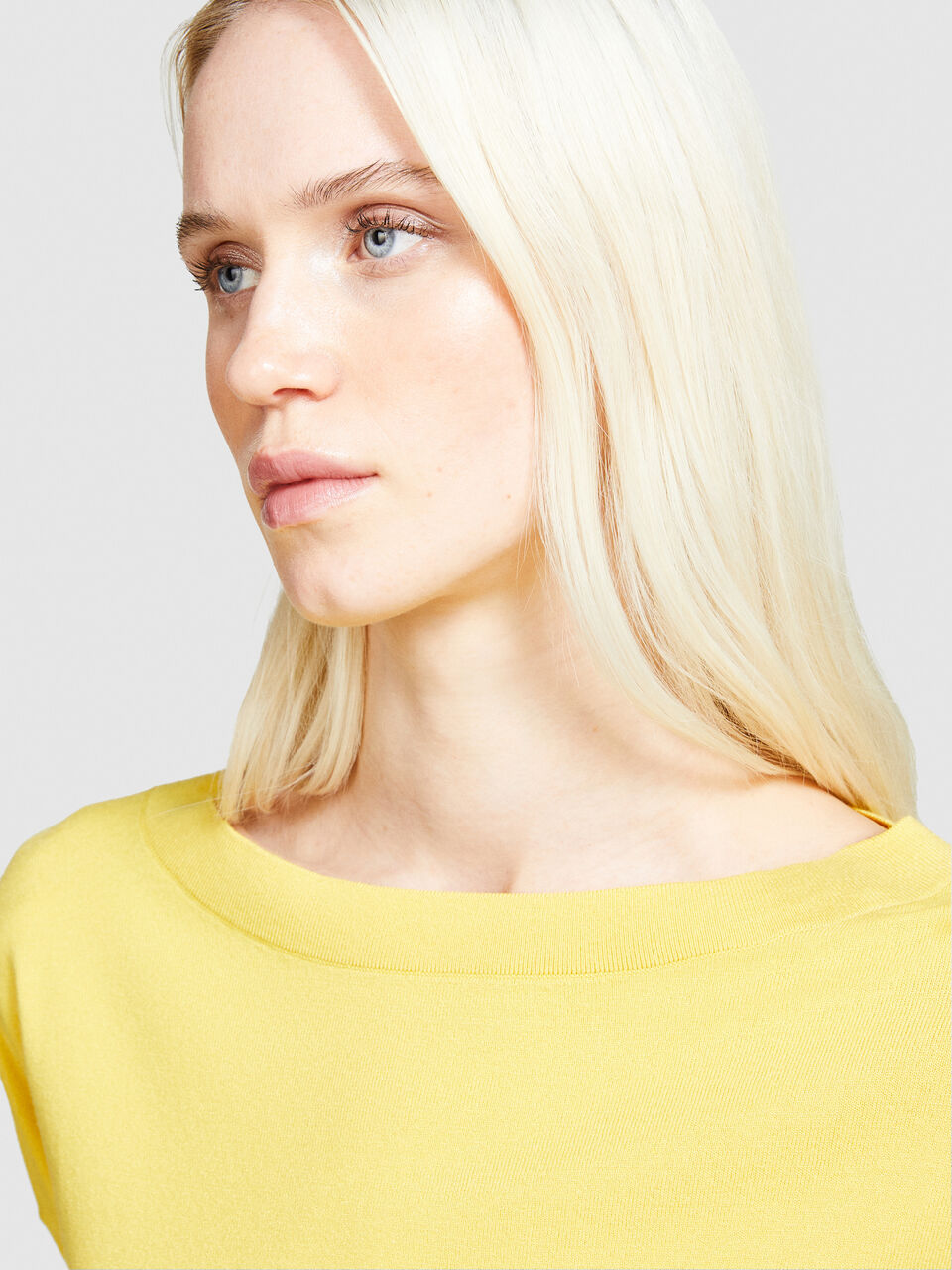 Boat neck sweater Women image number null