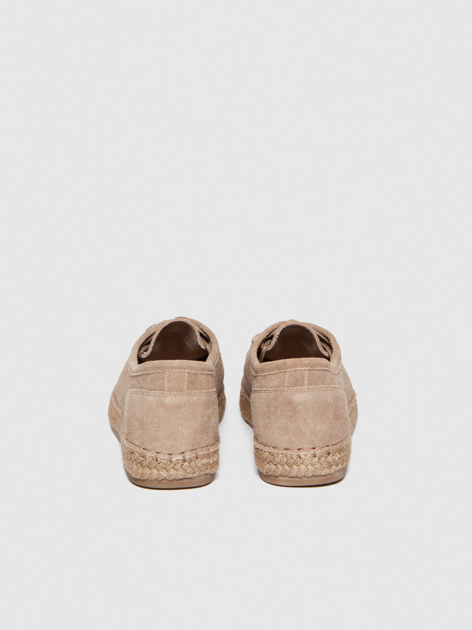 Lace-up espadrilles in suede Men image number null