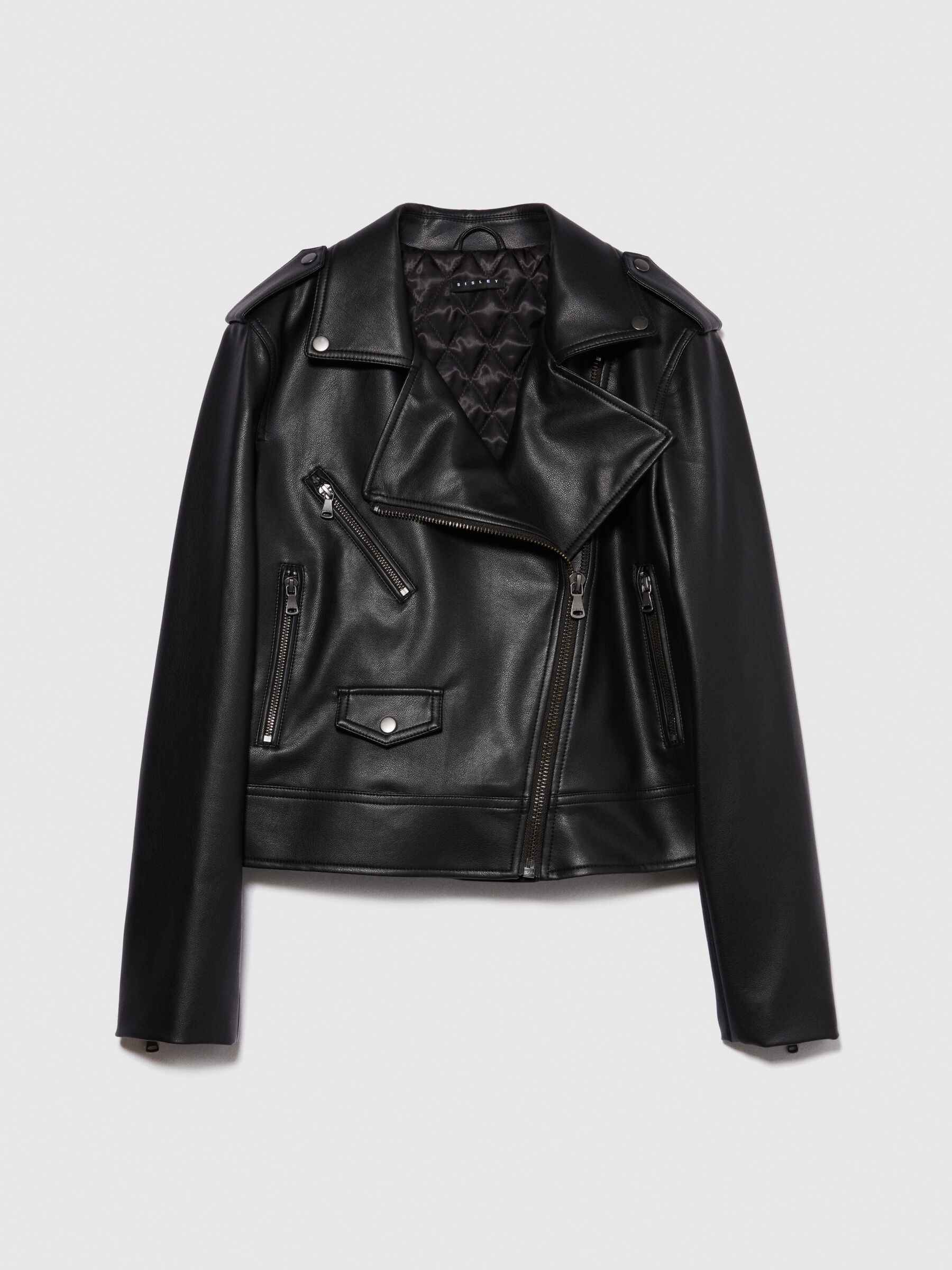 Padded biker jacket womens online