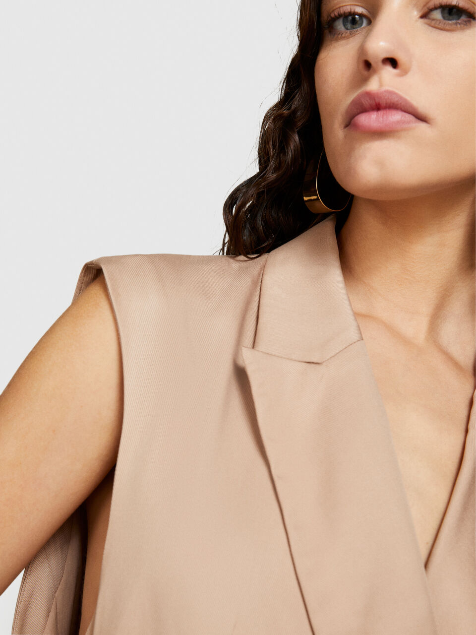 Double-breasted vest Women image number null