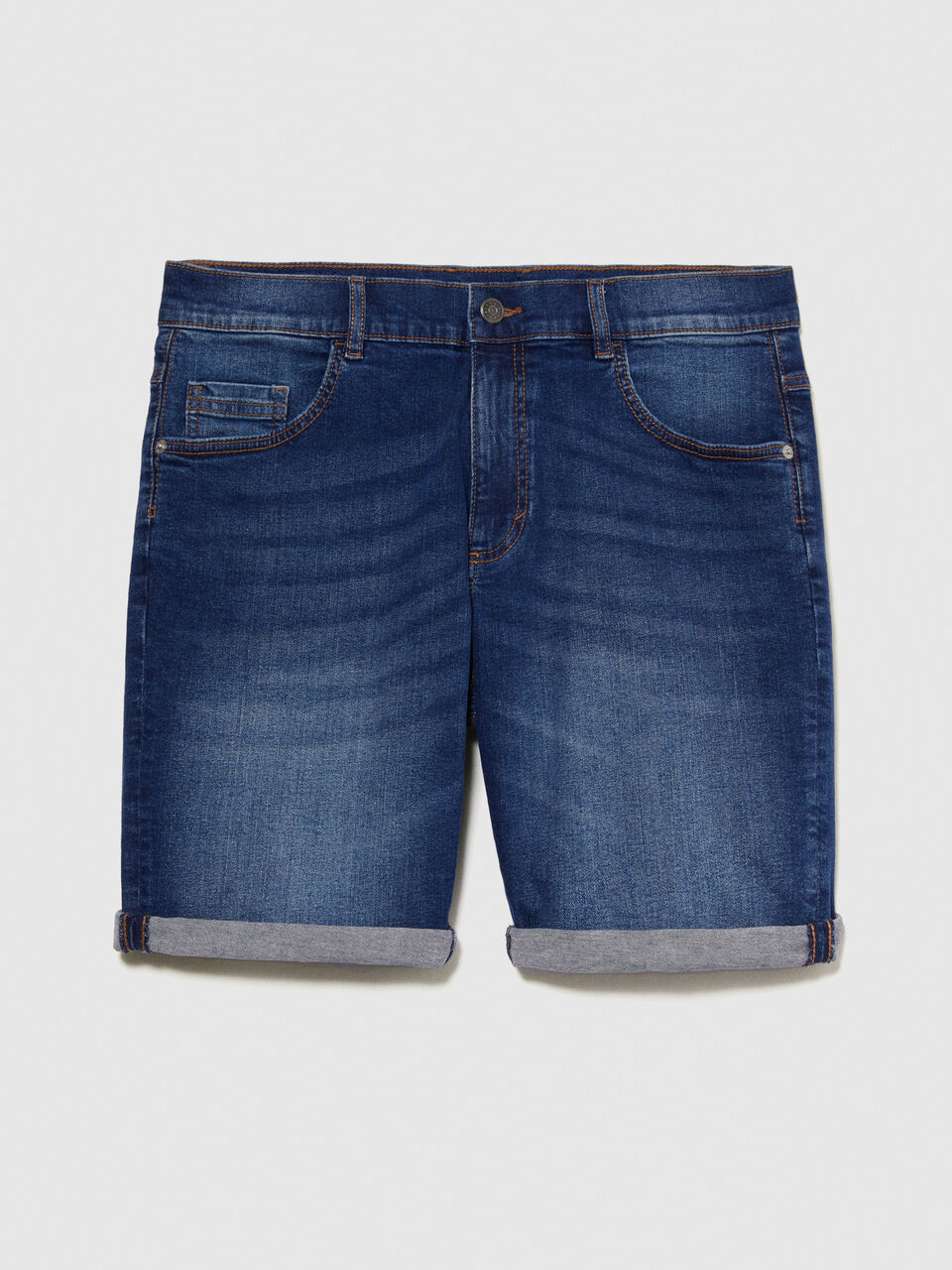 Slim comfort fit denim shorts Men image number null
