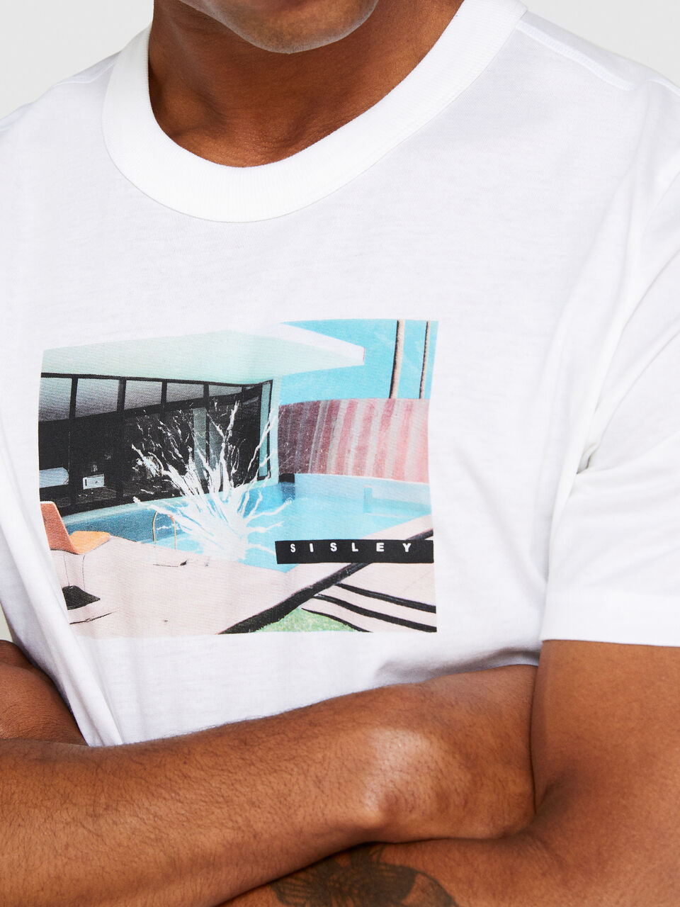 Relaxed fit t-shirt with print Men image number null