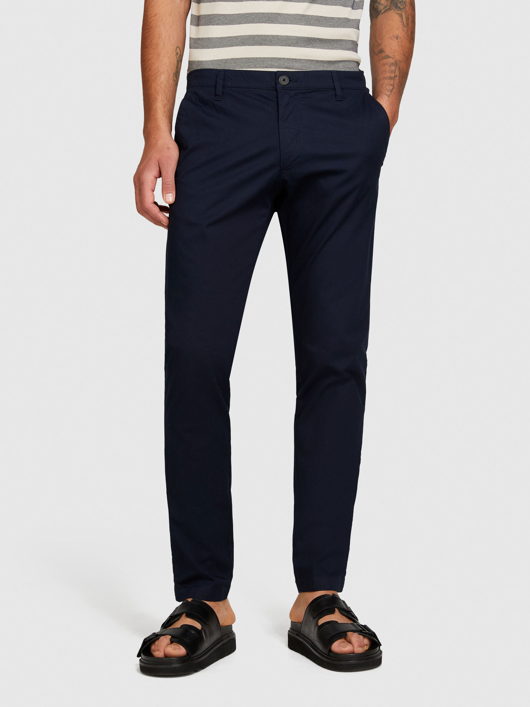 Men s Slim Fit Trousers elegant and casual Sisley