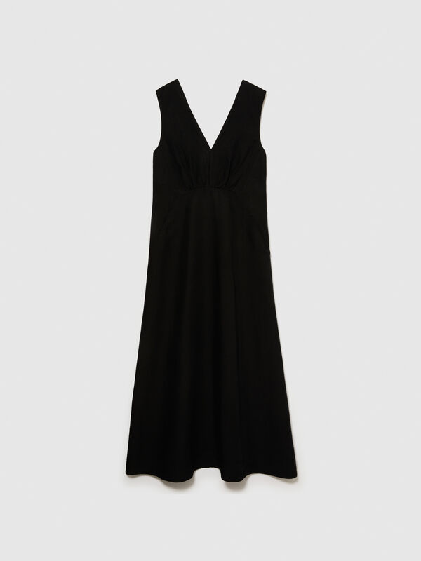 Long sleeveless dress - women's long dresses | Sisley