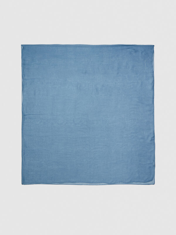 Solid colored throw - women's scarves and foulards | Sisley