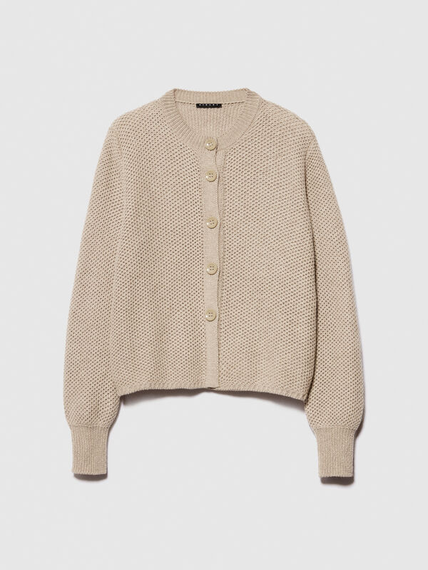 Cardigan with buttons - women's cardigans | Sisley