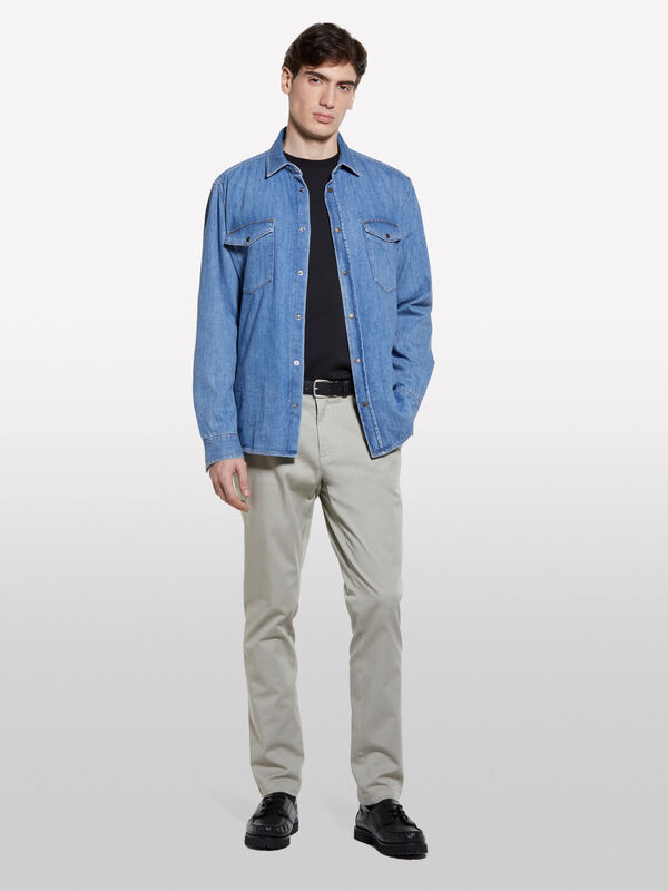 Black long sleeve t-shirt with patch - men's long sleeve t-shirts | Sisley