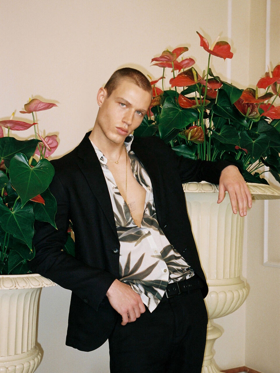 Short sleeve printed shirt Men image number null